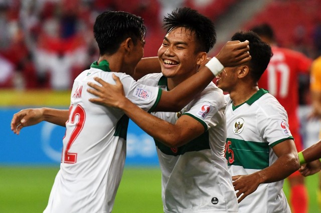 Bantai Filipina Empat Gol, Indonesia Tempel Ketat Myanmar