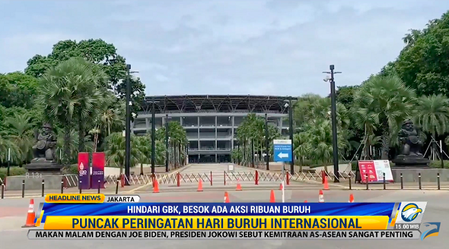 Hindari GBK, Besok Ada Aksi Ribuan Buruh