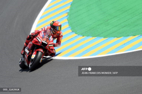 MotoGP Prancis: Bagnaia Rebut Pole Position