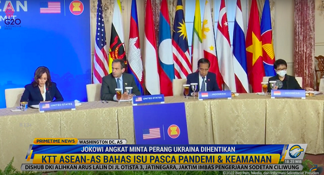 Di KTT ASEAN-AS Jokowi Minta Perang di Ukraina Dihentikan