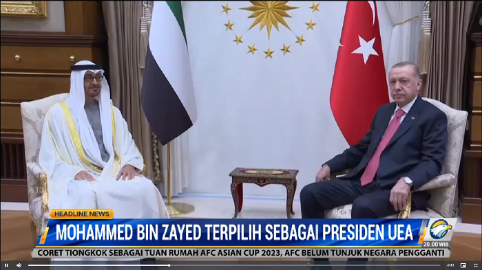 Mohammed Bin Zayed Terpilih Sebagai Presiden UEA