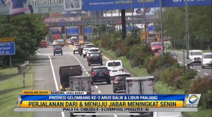 Kepadatan Lalu Lintas Gelombang Kedua Diprediksi Terjadi Besok