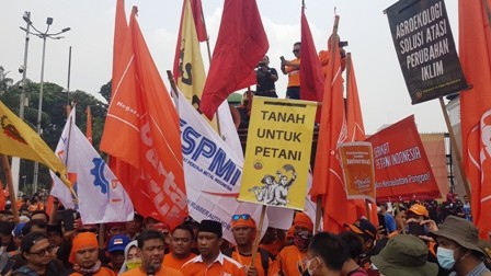 Partai Garuda Sebut Ancaman Mogok Kerja Buruh Sarat Politisasi