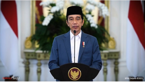 Singgah di Abu Dhabi, Jokowi Sampaikan Dukacita untuk Sheikh Khalifa
