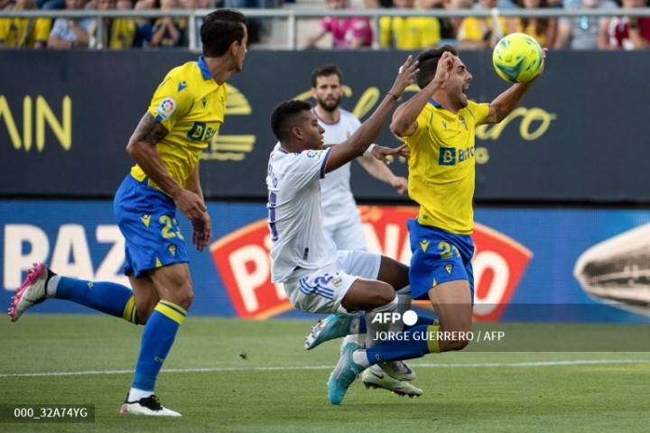 Real Madrid Kesulitan Imbangi Cadiz
