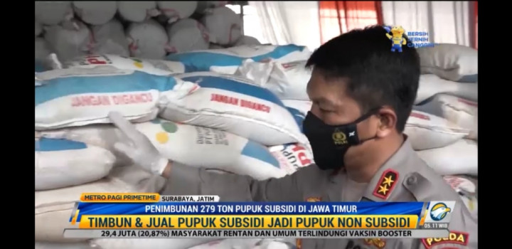 Ini Modus Penimbun Pupuk Subsidi di Jatim hingga Raup Untung Rp500 Juta