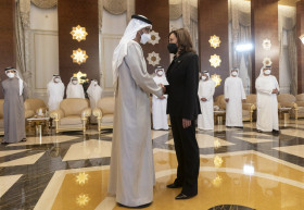 US VP Harris Visits UAE to Pay Respects