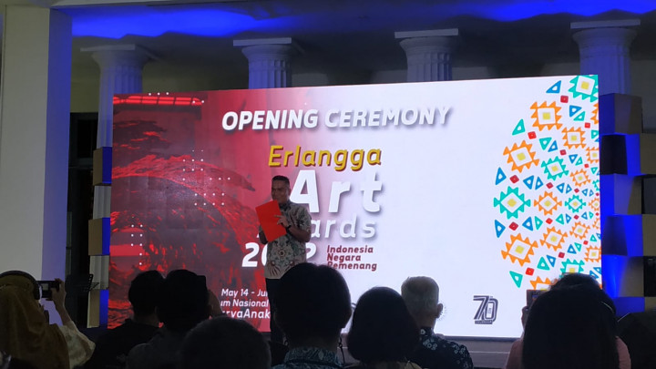 Penerbit Erlangga Gelar Pameran Seni Pelajar, 110 Karya Dipamerkan