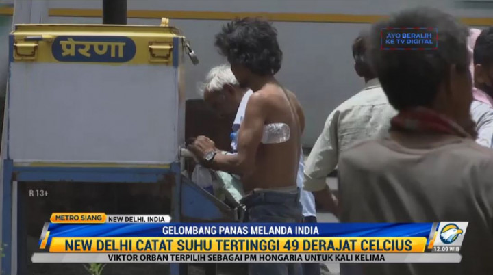 India Alami Gelombang Panas, Pecahkan Rekor 56 Tahun Lalu