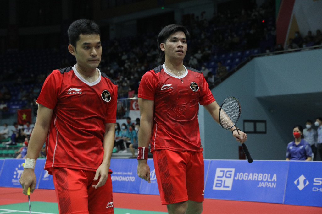 Pebulu tangkis ganda putra Indonesia, Leo Rolly Carnando/Daniel Marthin. (Foto: Humas PBSI)