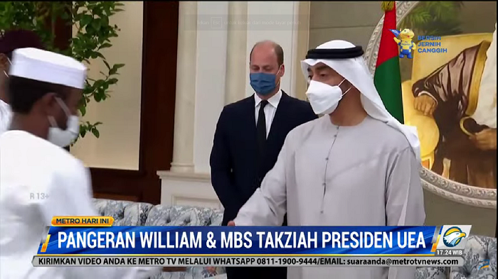 Pangeran William dan MBS Takziah ke Presiden UEA