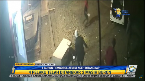 1 Buron Pembobol Mesin ATM di Aceh Ditangkap, 2 Masih DPO