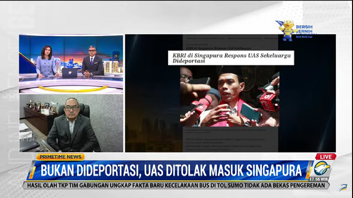 Bukan Dideportasi, UAS Ditolak Masuk Singapura