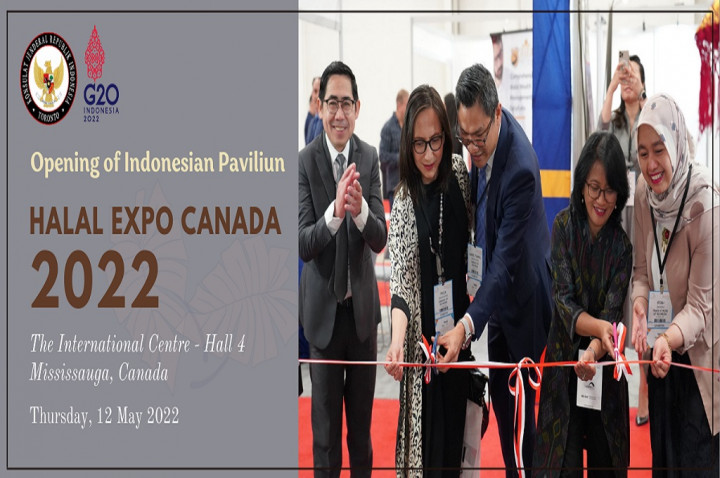 Paviliun Indonesia Warnai Halal Expo Canada 2022