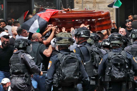 RS Yerusalem Tuntut Polisi Israel atas Serbuan Pemakaman Shireen Abu Akleh