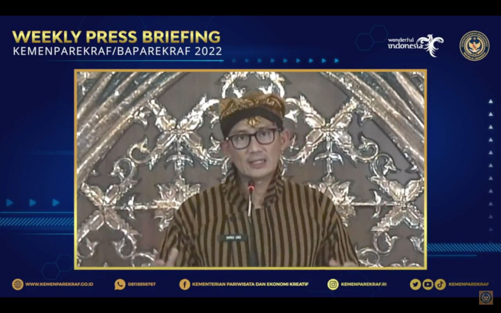 Menparekraf Sandiaga Uno dalam 