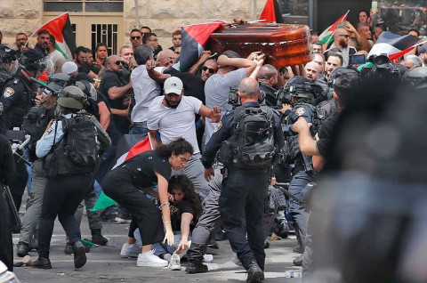Menteri Israel Cerca Polisi atas Serangan Pemakaman Shireen Abu Akleh