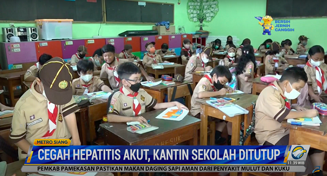 Cegah Hepatitis Akut, Kantin di Sekolah di Jakarta Ditutup