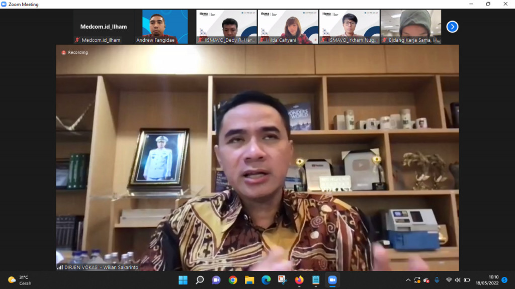 Dirjen Pendidikan Vokasi Kemendikbudristek, Wikan Sakarinto. Medcom.id/Ilham Pratama Putra