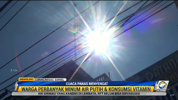 Cuaca Panas Ekstrem Terjang Lubuklinggau