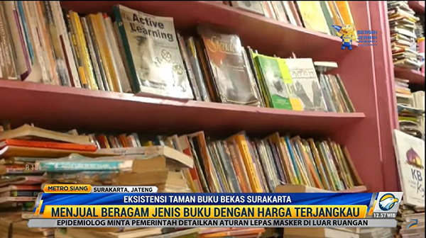 Memperingati Hari Buku Nasional, Ini Kabar Kios Buku Bekas di Surakarta