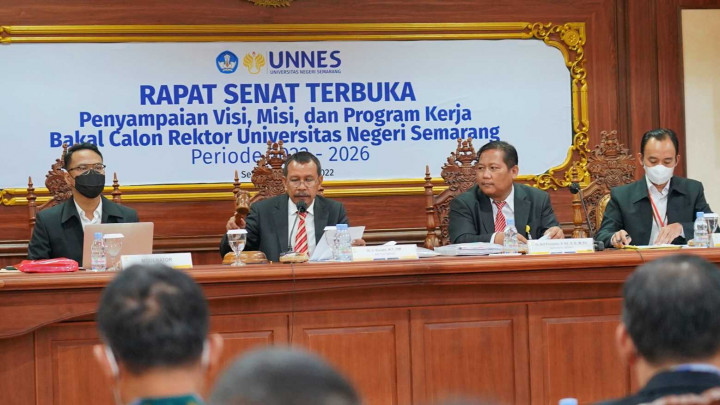 Senat Tetapkan 3 Calon Rektor UNNES, Ini Daftarnya