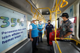 PLN Pasok 25 Ribu MVA untuk SPKLU Bus Transjakarta
