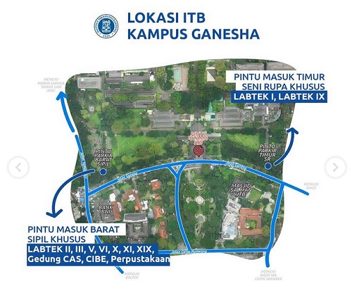 Ini 7 Lokasi UTBK-SBMPTN 2022 di Pusat UTBK ITB, Jangan Sampai Salah