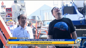 Bertemu Elon Musk, Jokowi Kenakan Sneakers Produk Lokal