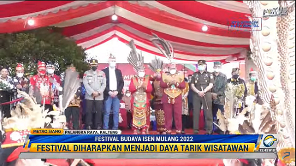 Festival Budaya Isen Mulang Sambut HUT Kalimantan Tengah