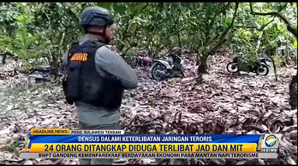 Densus Masih Dalami Keterlibatan Jaringan Teroris