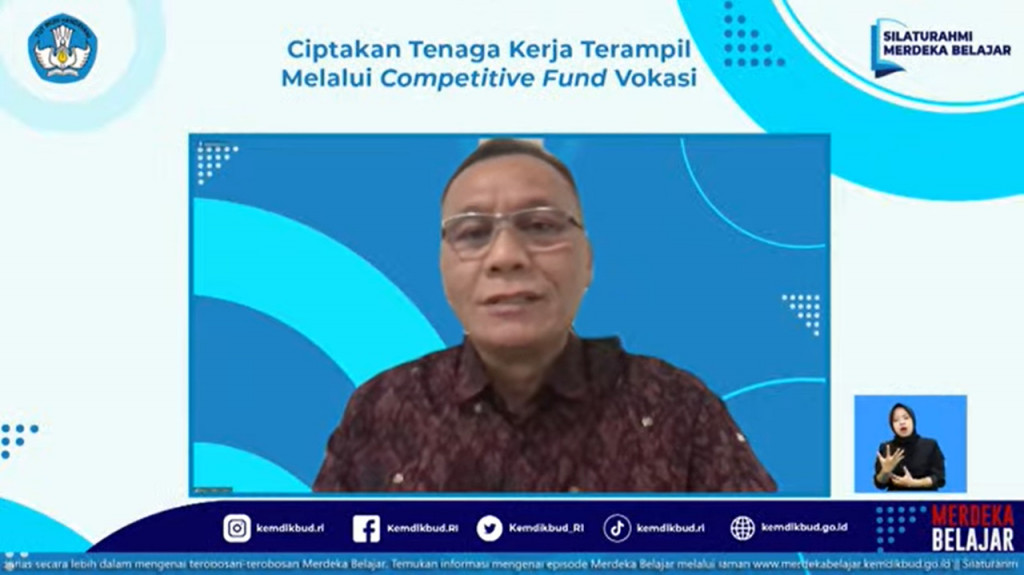 Direktur Kelembagaan Sumber Daya Manusia (SDM) Kemendikbudristek, Henry Tambunan. Medcom.id/Ilham Pratama Putra
