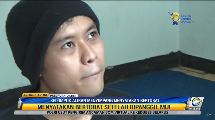 Kelompok Aliran Menyimpang Menyatakan Bertaubat Setelah Dipanggil MUI