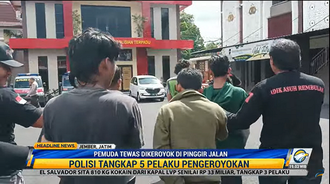 5 Pemuda Jadi Tersangka Pengeroyokan di Pinggir Jalan hingga Tewas
