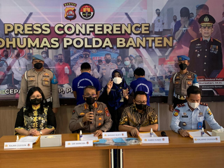 2 Napi Penyelundup Sabu ke Lapas Cilegon Jadi Tersangka