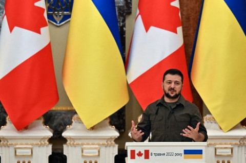 Presiden Ukraina Sebut Rusia Ubah Donbas Jadi Neraka