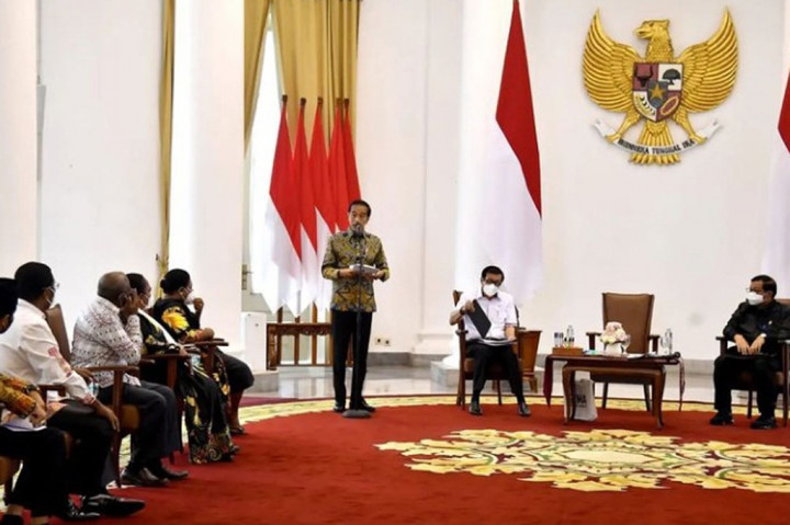 Jokowi Terima Majelis Rakyat Papua dan Papua Barat