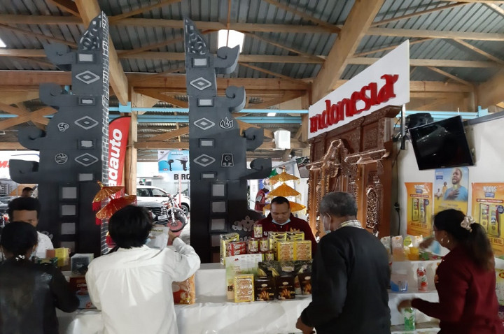 Tiga Menteri Madagaskar Kunjungi Paviliun Indonesia di Pameran FIM 2022