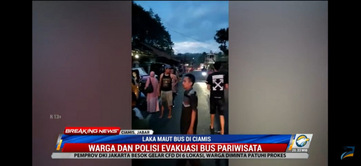Bus Pariwisata Tabrak Rumah di Ciamis, 22 Orang Tewas