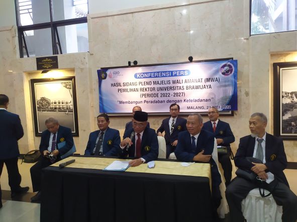 Sah! Widodo Terpilih Jadi Rektor UB Periode 2022-2027