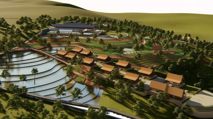 Ditata Ulang, Begini Potret Agrowisata Tamansuruh yang Dilengkapi Rumah Adat