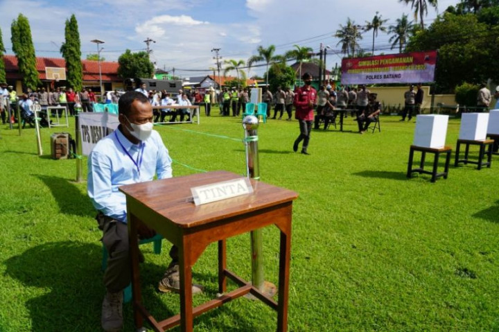 312 Anggota Polres Batang Disiagakan Antisipasi Kerusuhan Pilkades