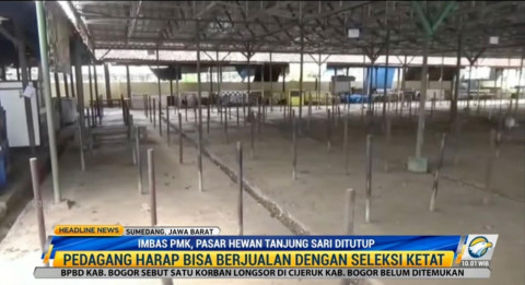 Pasar Hewan Tanjungsari Ditutup Imbas Wabah PMK