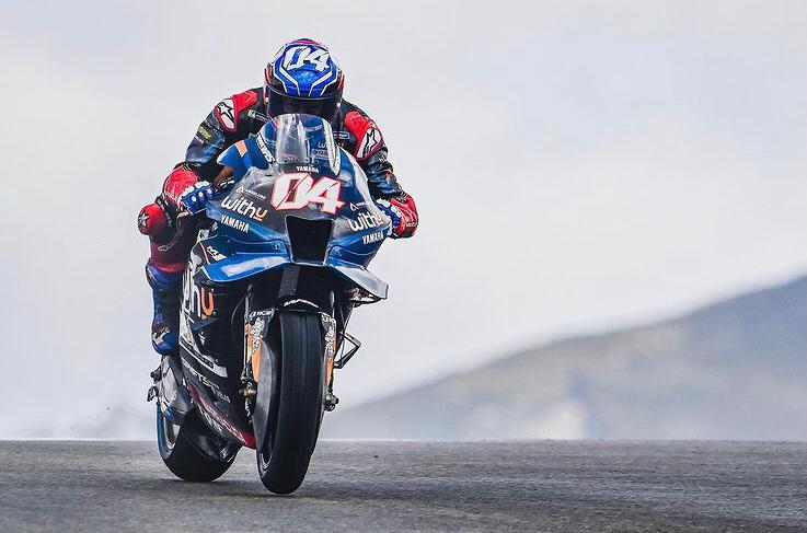 Andrea Dovizioso masih kesulitan jinakkan motor Yamaha. (instagram @andreadovizioso)