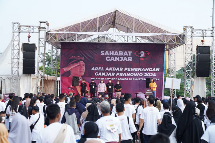 Gelar Apel Akbar, Relawan Saga Mantapkan Dukungan