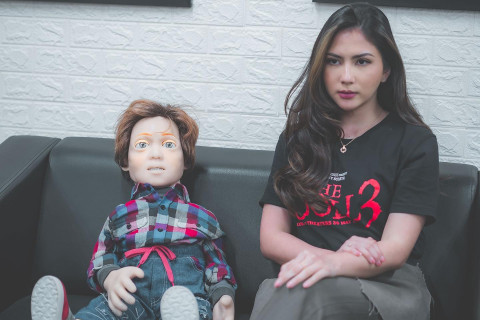 Jessica Mila Kesulitan Berakting dengan Boneka di The Doll 3