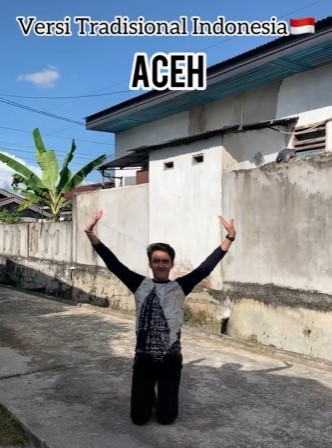 Keren! Tiktoker Ini Buat <i>Zoom Challenge</i> Versi Tradisional Indonesia