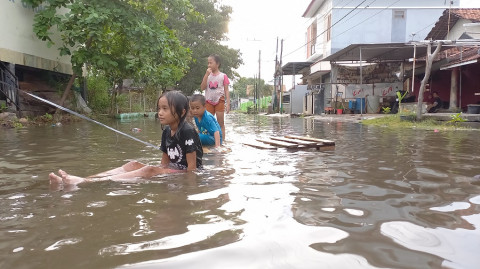 Banjir Rob Pesisir Utara Jawa Meluas ke Jepara, 4 Kelurahan Terendam