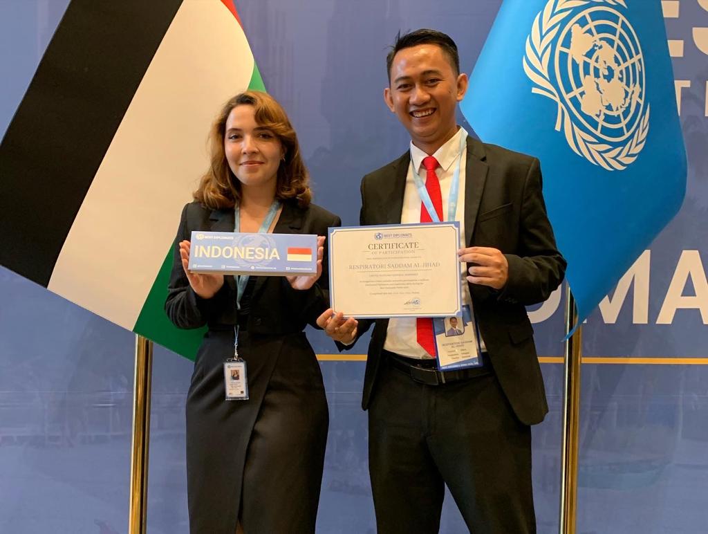 Presiden AAYG di forum MUN The Best Diplomats./AAYG