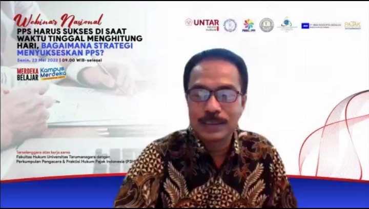 Untar dan P3HPI Gelar Webinar tentang 'Program Pengungkapan Sukarela'